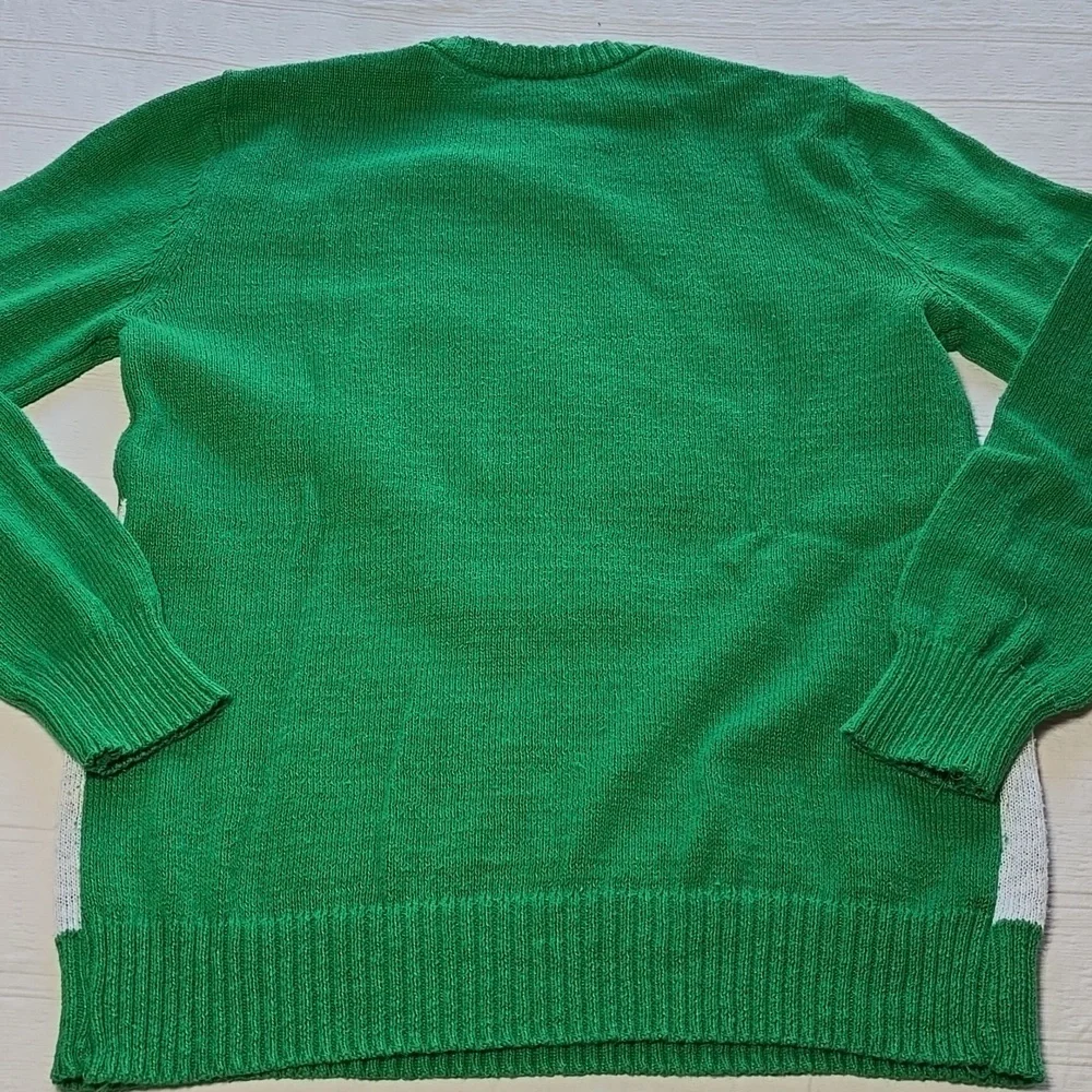 Well Worn Holiday Sweater Santa Floss Ugly Christmas Sweater KIDS Size Medium